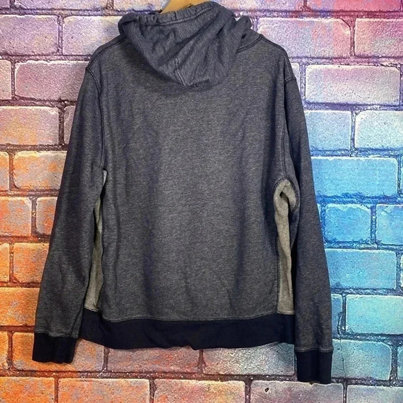 J.Crew Vintage Fleece Sweatshirt Hoodie Navy Size Large - Picture 4 of 6